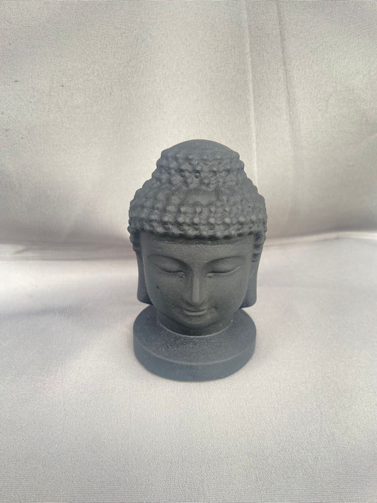 Obsidian Buddha head