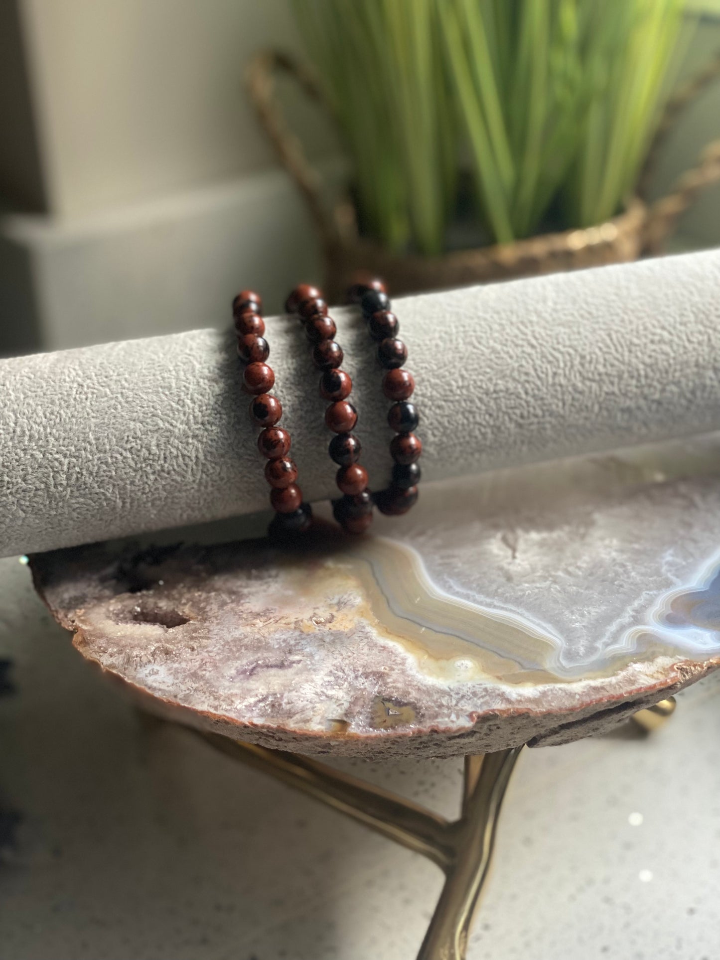 Mahogany Obsidian bracelet
