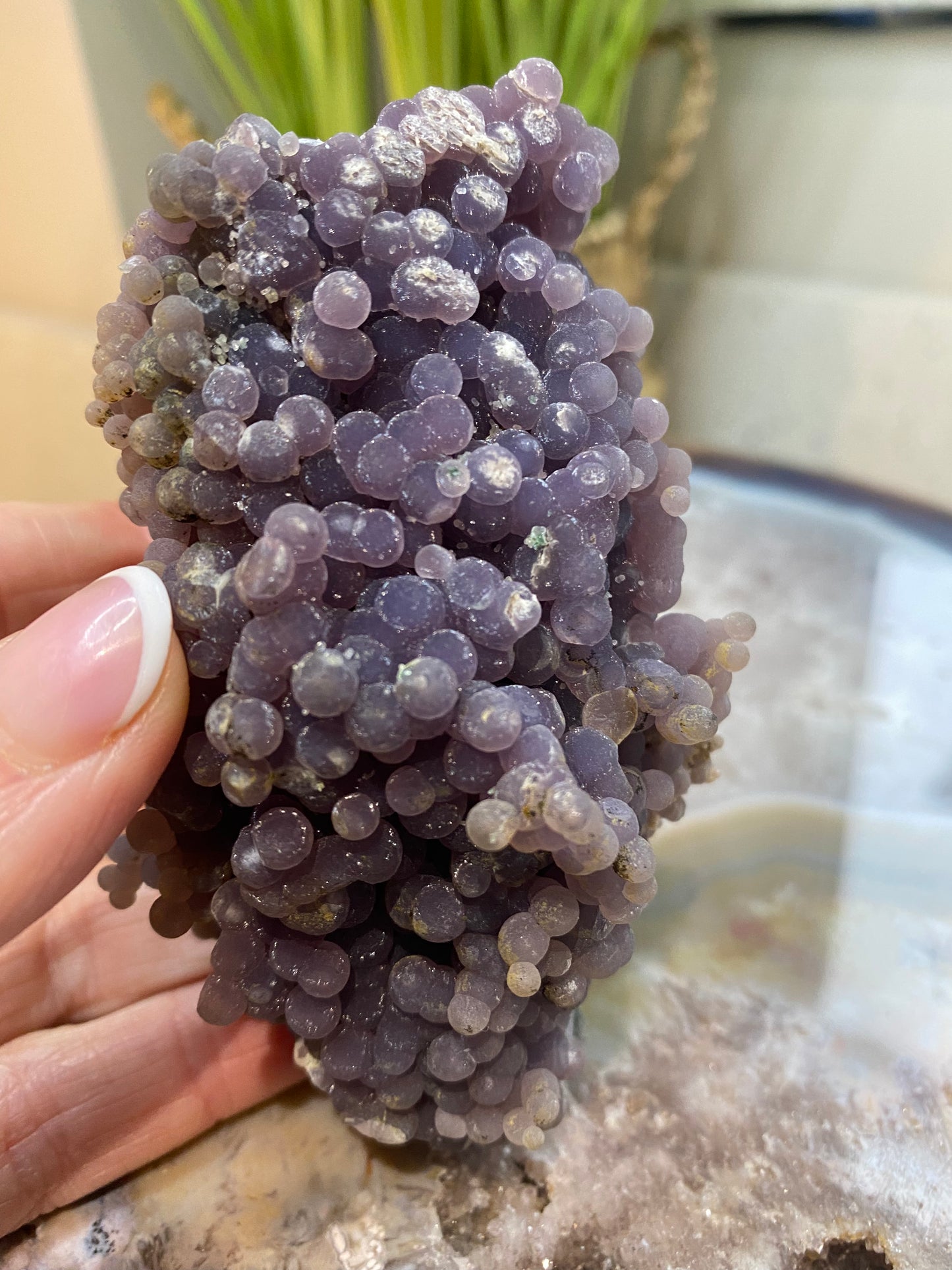 Grape agate specimen
